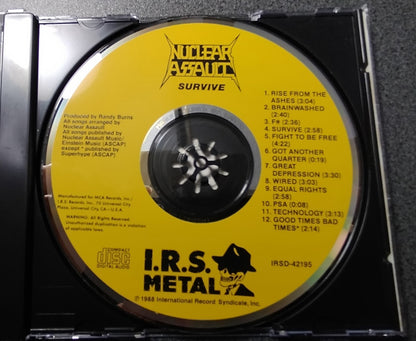 ★NUCLEAR ASSAULT / Survive【B,輸入盤,中古,IRSD-42195】