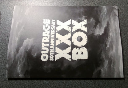 ★OUTRAGE / XXX Box - 30th Anniversary【CDは1も2も盤質:B、DVDは盤質:A,国内盤,分厚いトールサイズ中古,UICN-9031】