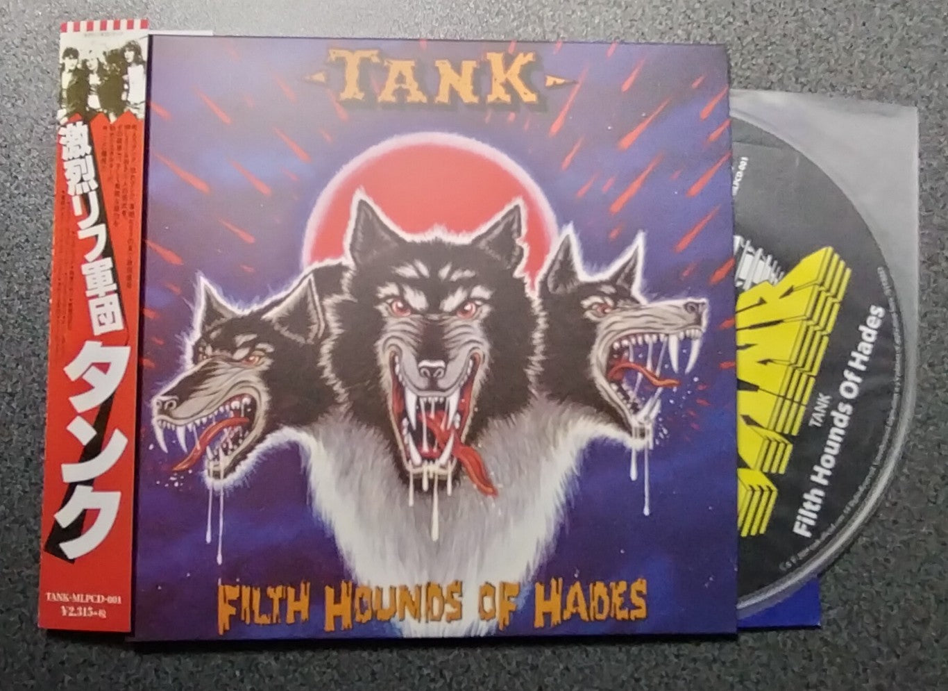 ★TANK / Filth Hounds of Hades(激烈リフ軍団)【B,国内盤,中古,TANK-MLPCD-001】