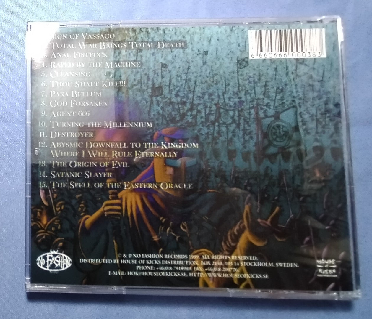 ★VASSAGO / Knights from Hell【B,輸入盤,中古,NFR038】